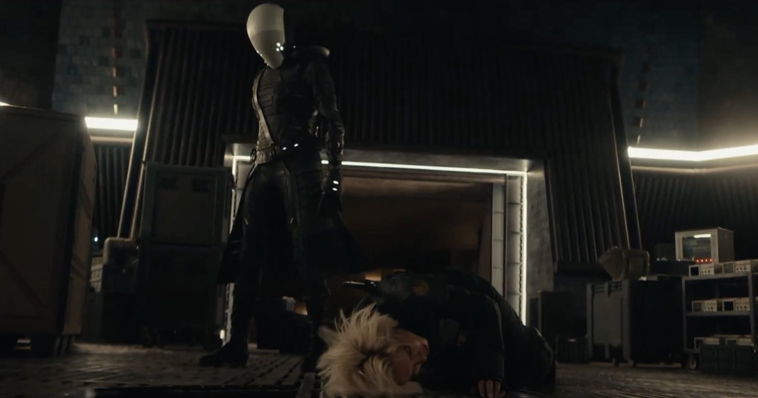 The clip* thunderbolts* rich in action sees Ghost fighting the agent, Taskmaster and Yelena